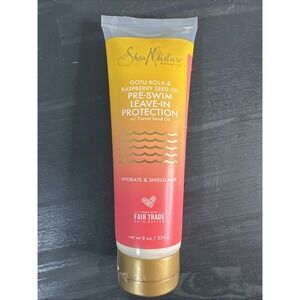 Shea Moisture Gotu Kola & Raspberry Seed Pre-Swim Leave-In Hair Protection NEW